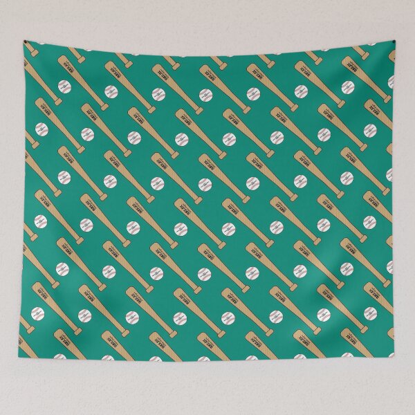 Item preview, Baseball Pattern (green) designed and sold by BuiceJox.