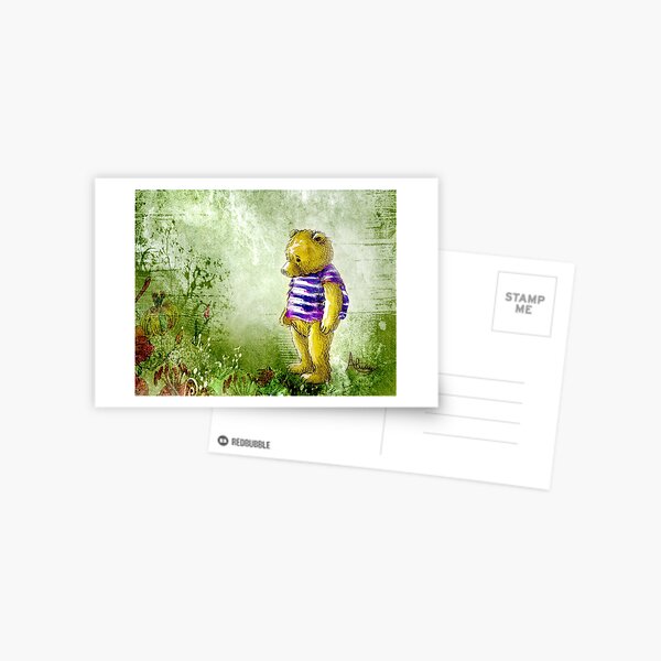 Botanical Bear Postcard