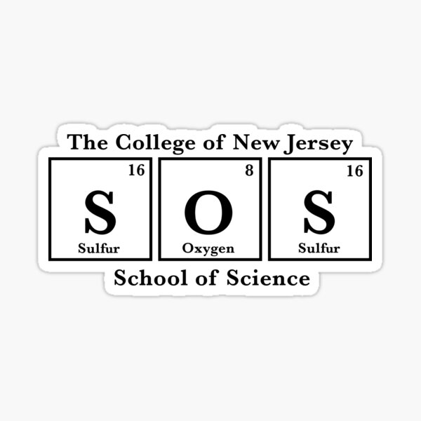 TCNJ school of science Sticker