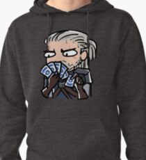 Geralt playing gwent Pullover Hoodie
