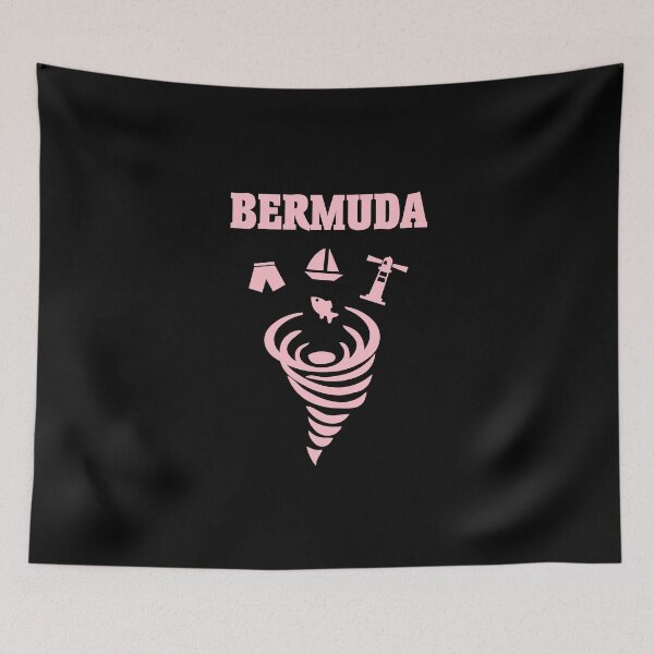 Item preview, Bermuda Hurricane Throwing Icons from Top Dark Color designed and sold by TinyStarAmerica.