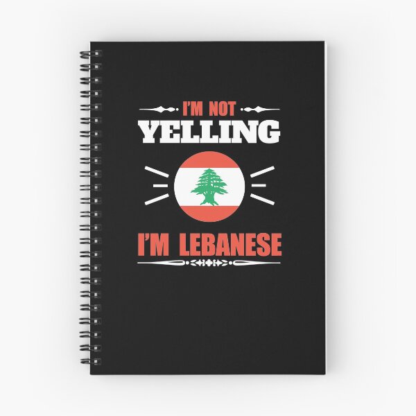 Item preview, I'm Not Yelling I'm Lebanese V5 designed and sold by TeeTimeGuys.