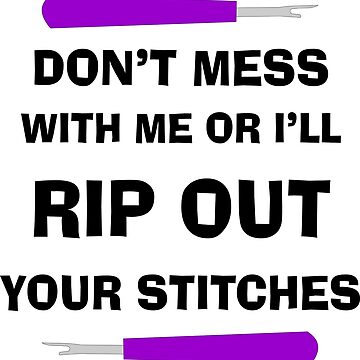 Artwork thumbnail, Rip out your stitches by MarranArt