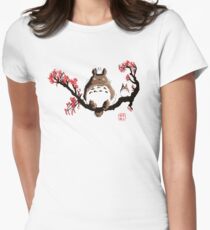 My neighbour art Women's Fitted T-Shirt