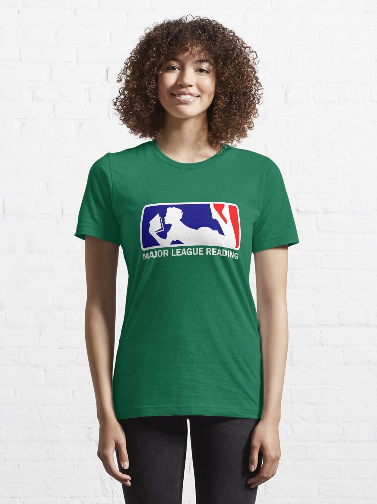 Major League Logo Reading Tshirt Baseball Reader