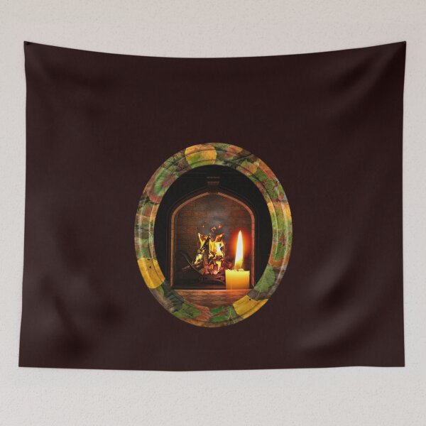 Item preview, Autumn fire framed designed and sold by DAscroft.