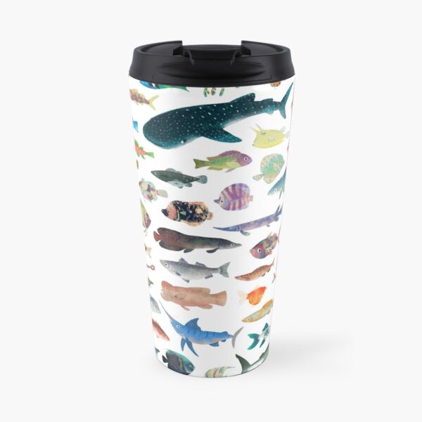 One Hundred Fish Travel Mug