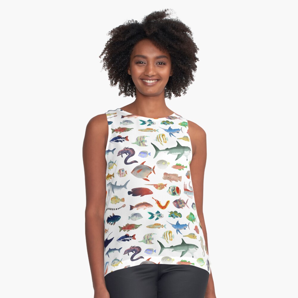 Item preview, Sleeveless Top designed and sold by tarynjohnson.