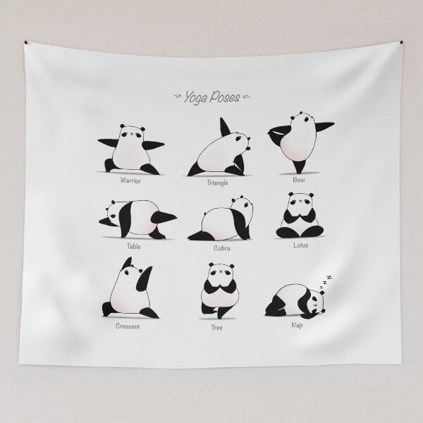 Item preview, Yoga Panda II designed and sold by Tobe Fonseca®.