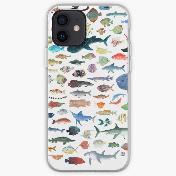 One Hundred Fish iPhone Soft Case
