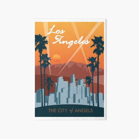 Artikel-Vorschau von Los Angeles Reiseplakat, designt und verkauft von samwellcollins.