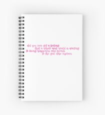Cuaderno de espiral ruge