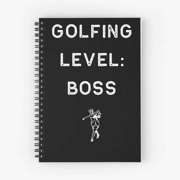 Item preview, Golf Shirt Golfing Level Boss White Golfing Golfers Funny Dad Gift designed and sold by threadsmonkey.