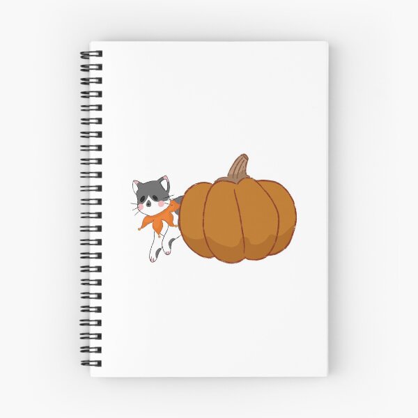 Item preview, gato de calabaza espeluznante designed and sold by superryab.