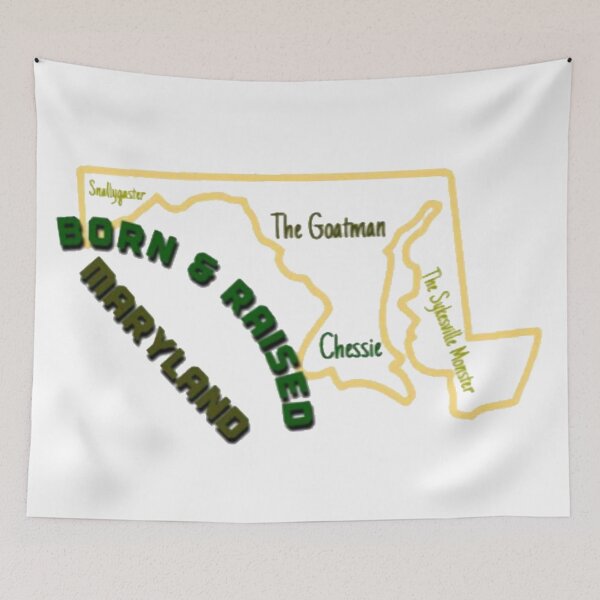 Item preview, Maryland Cryptids - Born & Raised designed and sold by carlyscreations.