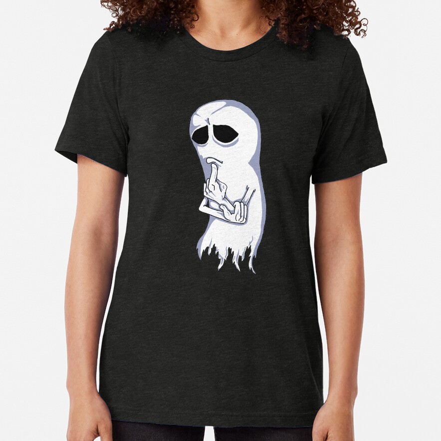 Contemplative Ghost Tri-blend T-Shirt