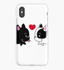 Frenchies in Love iPhone Case