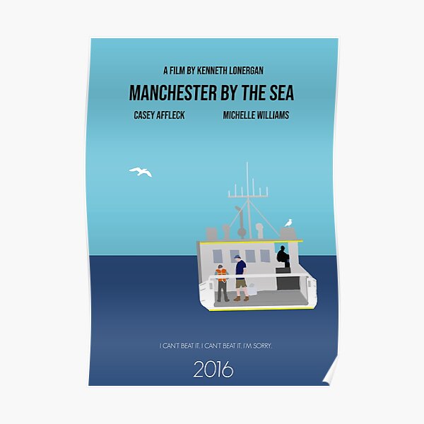 Affiche de film minimaliste Manchester by the Sea Poster