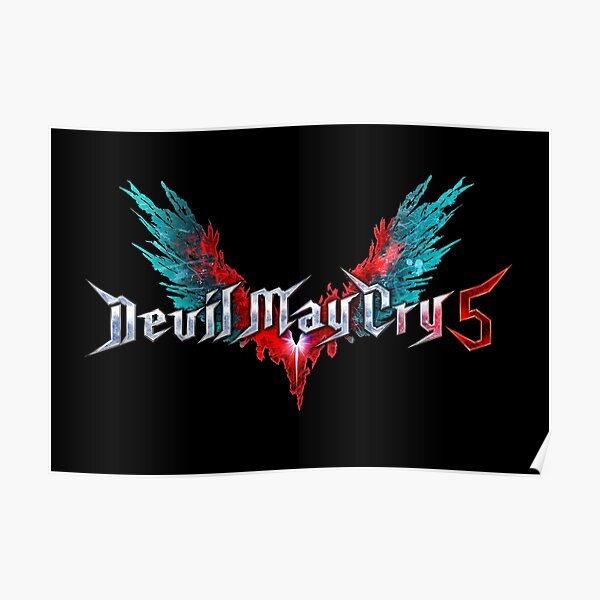 Devil May Cry 5 Godtier Logo Poster