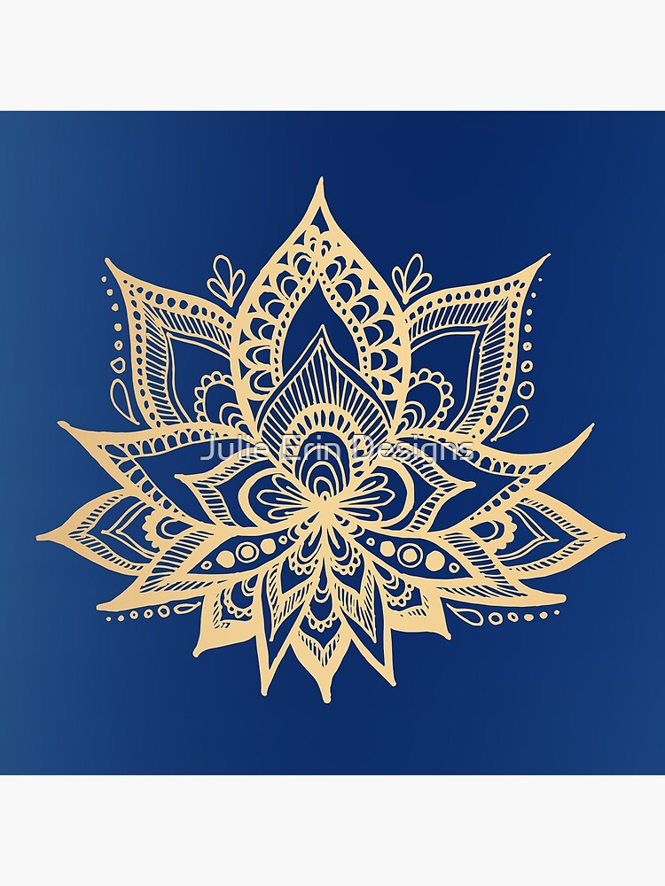 Lotus Line Drawing Notebook by Sacred Mandala Designs
