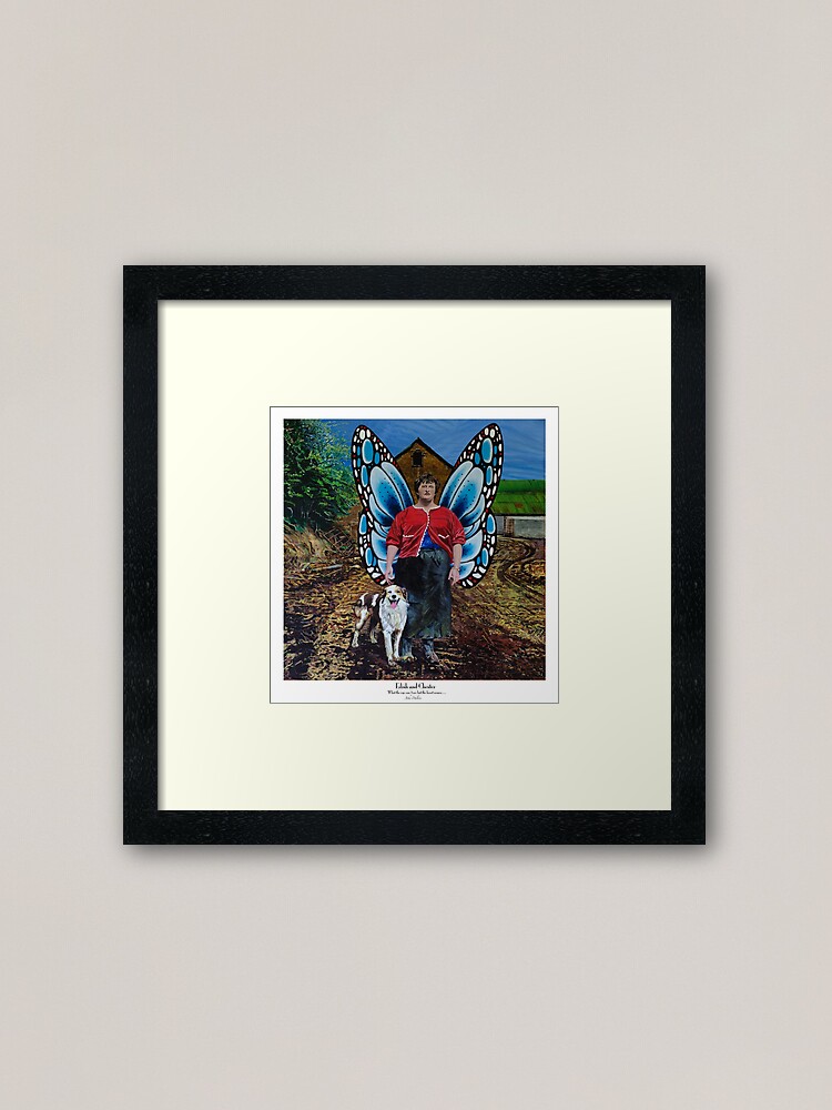 Framed Art Print, Eilish and Chester designed and sold by John Dalton