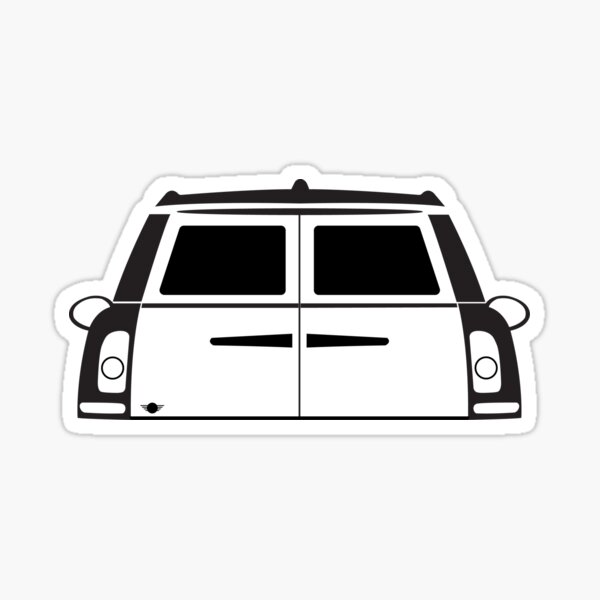 R55 Addicts Vinyl Decal Sticker White Red Window Graphic Mini Cooper S Clubman 