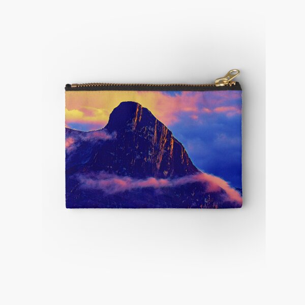 Item preview, Painterly Alpenglow Mountain in Mist designed and sold by mrrobotto.