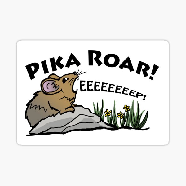 Pika Roar Sticker