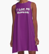 I Love My ' Makeup More Than My' Boyfriend A-Line Dress
