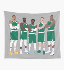 The Celtics' Big 5 Wall Tapestry