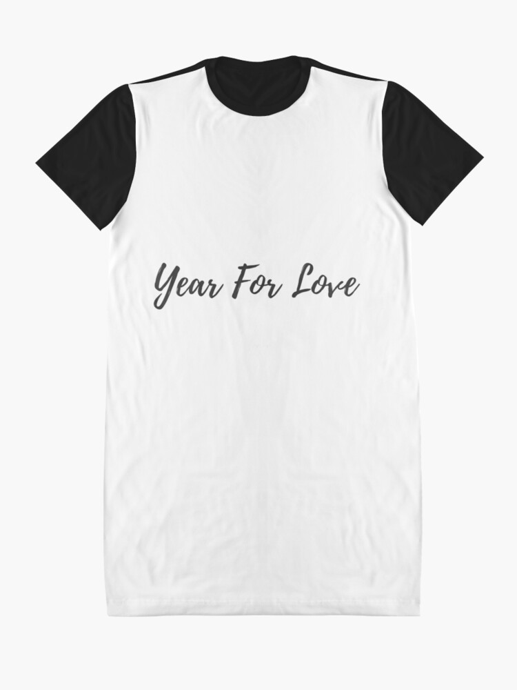 Alternate view of Year For Love Graphic T-Shirt Dress