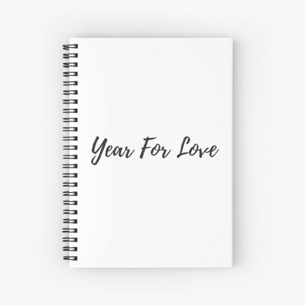 Year For Love Spiral Notebook