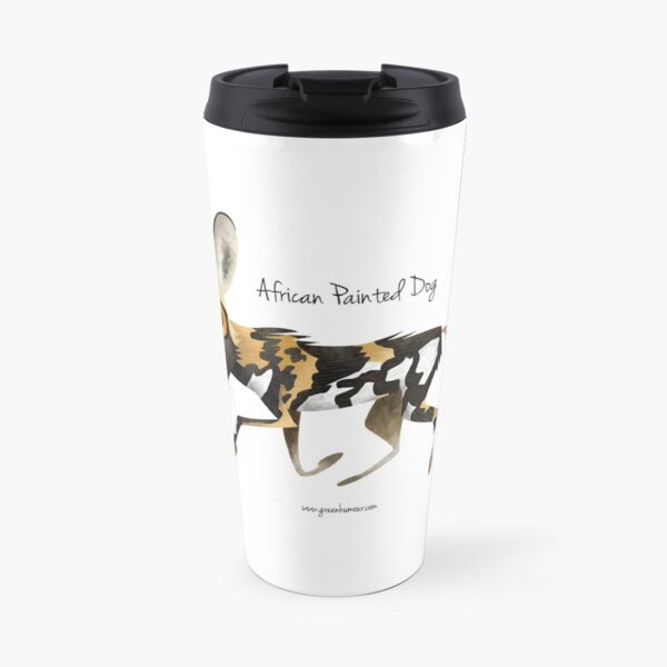 African Painted Dog Travel Mug