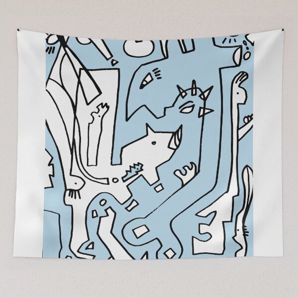 Item preview, Blue dog designed and sold by Cristóbal Peña y Lillo.