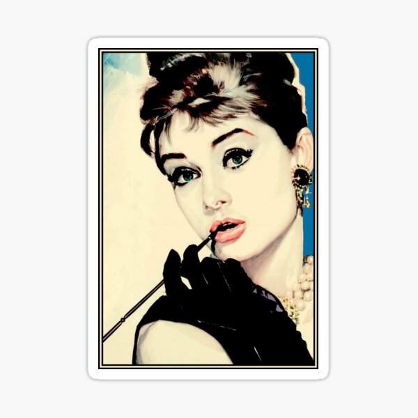 Item preview, AUDREY HEPBURN : Vintage 1974 Breakfast at Tiffanys print  designed and sold by posterbobs.