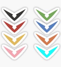 Voltron Sticker Set Sticker