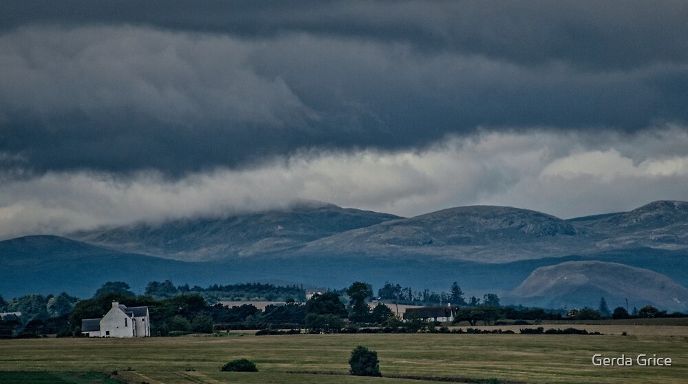"Storm Looming over the Scottish Highlands" by Gerda Grice Redbubble