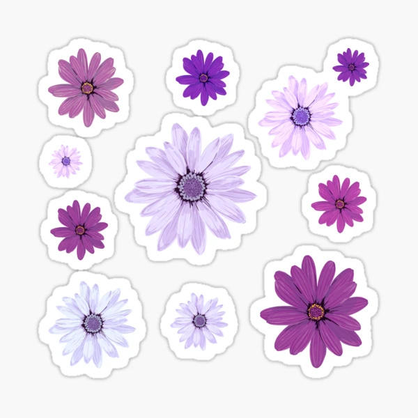Cute Little Daisy Stickers 1 Small Flower Stickers to Decorate