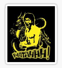 Bruce Lee Dragon Fighting Art Sticker