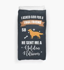 Golden Retriever Puppy Dog Owner Gifts Duvet Cover