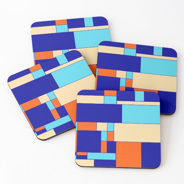 Item preview, Blue, cream and orange designed and sold by Ovahill.