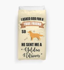 Golden Retriever Mom & Dad Gifts Duvet Cover