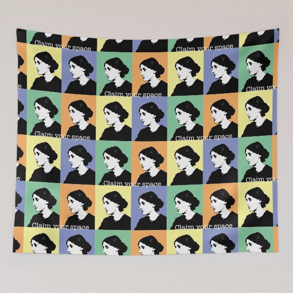 Item preview, Virginia Woolf Claim your Space designed and sold by candhdesigns.