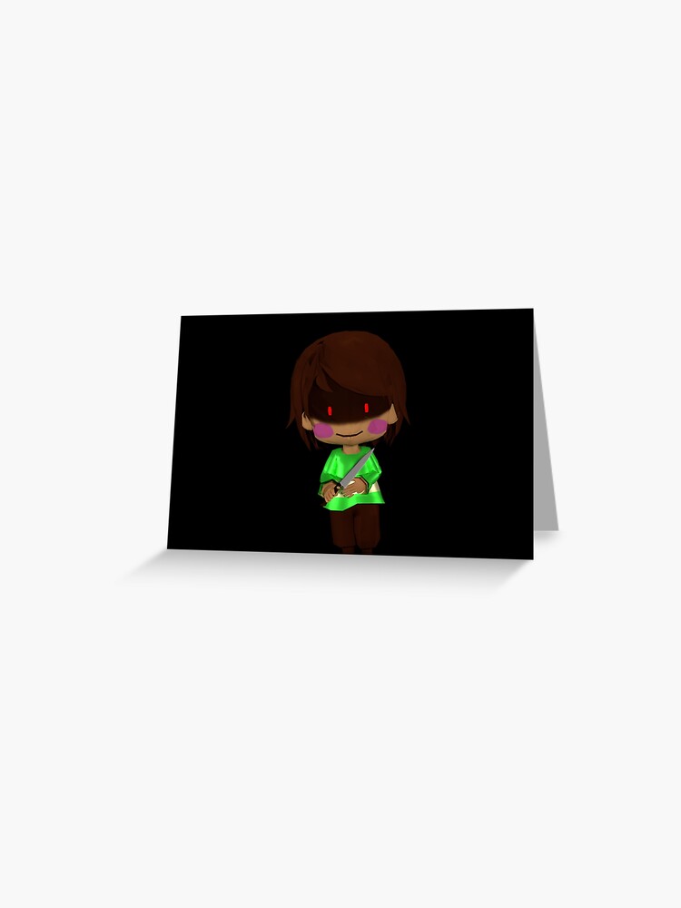 Chara, Undertale Greeting Card for Sale by probably-wicked