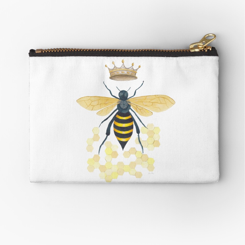 Queen Bee Zipper Pouch