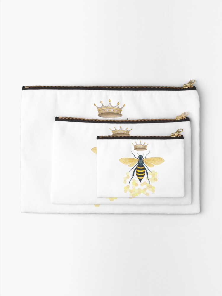 Alternate view of Queen Bee Zipper Pouch