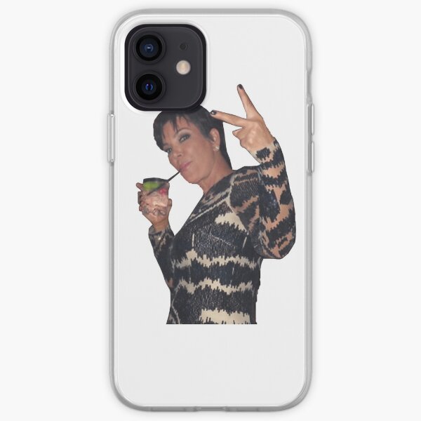 Kris Jenner Peace Sign iPhone Soft Case