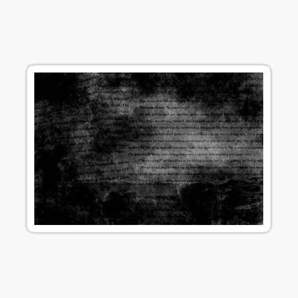 Aperçu de l'œuvre Mots fanés grunge noir créée et vendue par calliew1217.