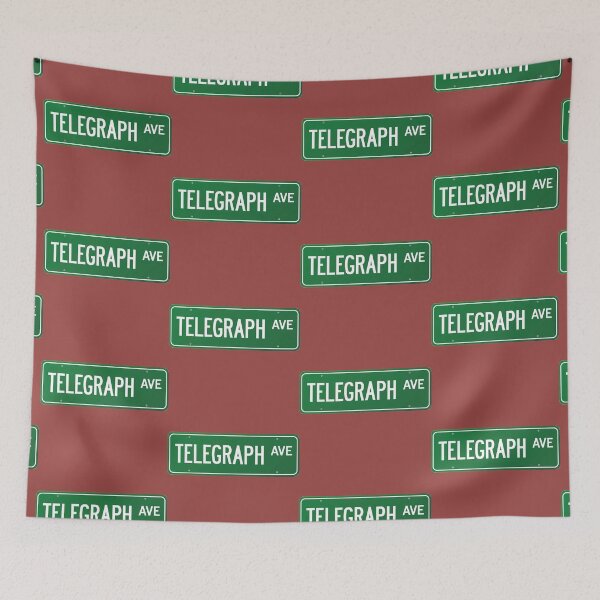 Item preview, Telegraph Ave. Street Sign designed and sold by doddamar.