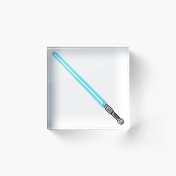 blue lightsaber Acrylic Block
